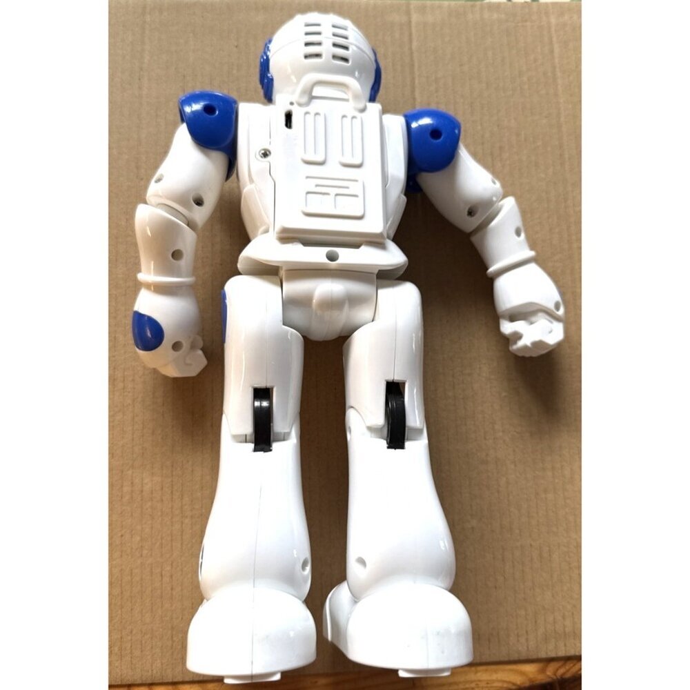 Strong Dancing Robot Interactive Sounds Movement Droid White Blue Lights - Picture 3 of 8